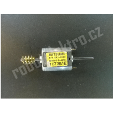 motorek DC, se šnekovým pastorkem a dvojitou hřídelí